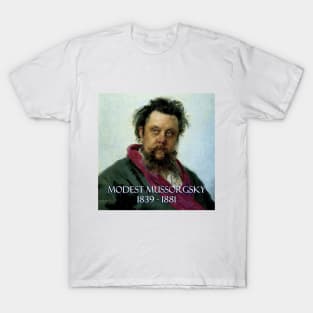 Great Composers: Modest Mussorgsky T-Shirt